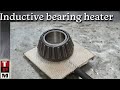 Using an inductive heater for bearing installation