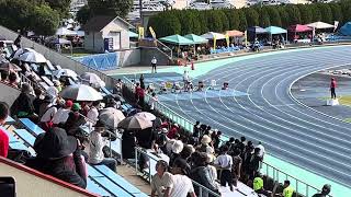 2024.5.25宮崎県中学ジュニア陸上3年100m決勝