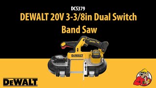 DEWALT 20V MAX XR Dual-Trigger Mid-Sized Bandsaw [DCS379]