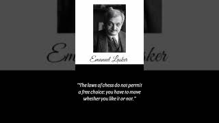 Chess Quotes by world champion || Emanuel Lasker Quotes