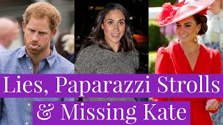 Prince Harry a Liar? Another Meghan Markle's Paparazzi Stroll & the Ridiculous #WhereisKate Hashtag
