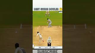 BEST SWING BOWLER 😱 REAL CRICKET 24 #shorts
