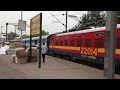 indian railways tkd diesel 15047 heads towards gal while wds6 wap7s and wap4s crowd nzm