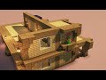 minecraft build the ultimate survival house mansion tutorial step by step