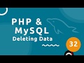 PHP Tutorial (& MySQL) #32 - Deleting a Record