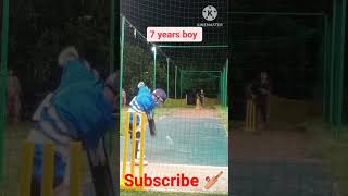 7 Year old boy Batting in Nets #shorts #cricket