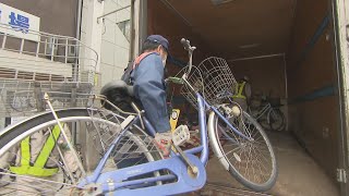 緊急車両が通れない恐れも…商店街で「放置自転車」を撤去　高松市