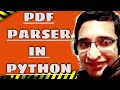 Building a Data Extractor | Parser using PyPDF2 in Python