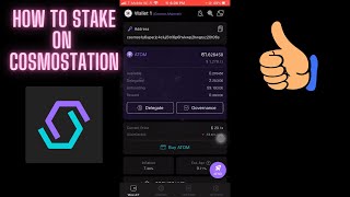How to Stake Cosmos Atom on Cosmostation Using Coinbase Pro