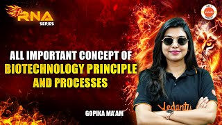 All Important concept on Biotechnology Principle & Processes | NEET 2025 Biology | Gopika Ma'am