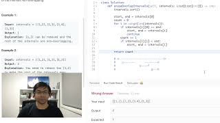 Non Overlapping Intervals - Coding Interview Course