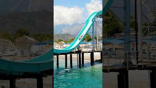 Denize uçmaya ne dersiniz? #kemer  #antalya #turkey #slipandsea #waterpark #aquapark #waterslide