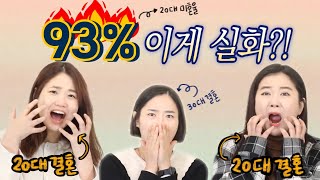 20대 여성 미혼율 93% 실화? 남자는 95%?! 20대에 결혼을 하는 이유 / 안하는 이유를 알아보자!