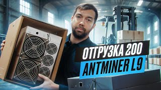 Клиент купил 200 Antminer L9 и заработал 131млн рублей без майнинга