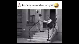 Are you married or happy? 😁😂 #funny #marriedlife #funnyvideo #funnyshorts #marriage #viral #shorts
