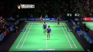 Yonex US Open C'ship 2015 | Badminton SF M5-MD | T. Kamura/K. Sonoda vs M. Attri/B. S Reddy