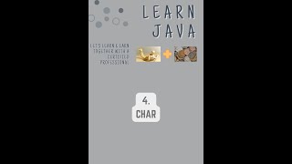 char Data Type - Java Tutorial with Knowledge and Tips - Data Types 4
