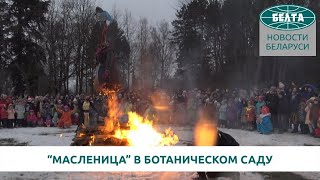 Яркое и весёлое прощание с зимой прошло в столичном ботаническом саду