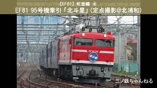 【EF81】虹釜その4　EF81 95号機牽引の北斗星　[定点撮影@北浦和]　2010年9時17分