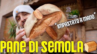 PANE DI SEMOLA IMPASTATO A MANO e pronto IN POCHE ORE 🍞 ⏱️