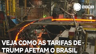 Veja como as tarifas de Donald Trump podem afetar o Brasil