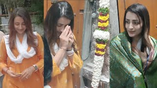 Actress Trisha Visit Maruthamalai Temple| #trisha | Filmyfocus.com