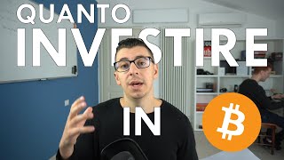 Quanto DEVI investire in BITCOIN 💰