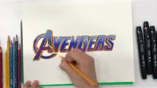 Avengers Endgame-Logo Drawing Design