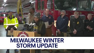 Wisconsin winter storm, Milwaukee officials provide update | FOX6 News Milwaukee
