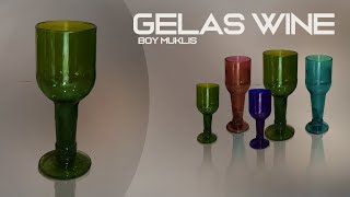 CARA MEMBUAT GELAS WINE/GELAS MINUM DARI BOTOL BEKAS/CUTTING BOTTLE