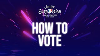 How To Vote on Junior Eurovision 2023 🗳 🏆 | #JESC2023