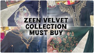 Zeen new viral velvet collection, best winter collection, must buy 🫰🏻💚