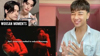 San's method to seduce Wooyoung (Part 1) | REACTION | Woosan Moments