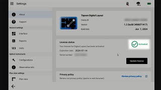 Activate License for Topcon Digital Layout