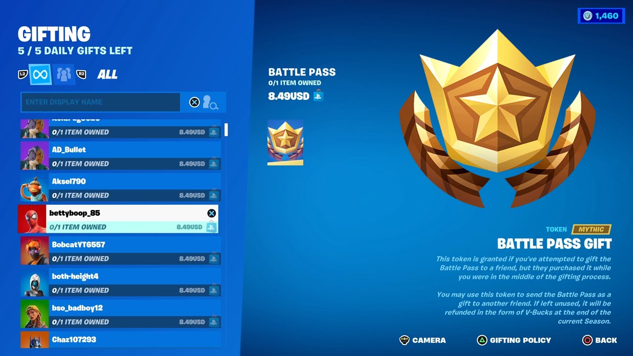 HOW TO GIFT CHAPTER 5 BATTLE PASS IN FORTNITE! - YouTube