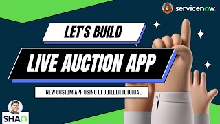 Let's build a Live Auction application with UI Builder