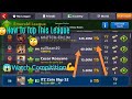 HoW To Top EmeRald LeaGue In 8 BALL POOL | HarD Compitition And Free Cash+ Boxes | ITZ Zain 8bp