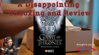 Unboxing Knight Models Game of Thrones Miniatures Game