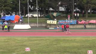 2015年東京都高校陸上選手権第1支部予選会 女子4x100m決勝3レース