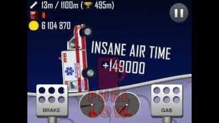HILL CLIMB RACING HACK 2017:  UNLIMITED COINS WITHOUT MOVING !!! INSANE AIR TIME