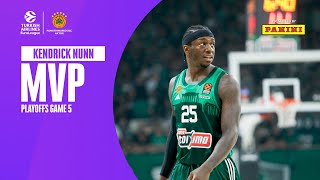Kendrick NUNN | PLAYOFFS Game 5 MVP | 2023-24 Turkish Airlines EuroLeague