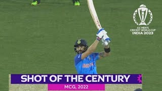 ICC rated Virat Kohli's shot against Haris Rauf as 'Shot Of The Century'.