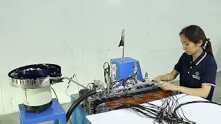 Full automatic soldering Machine for USB Data Cables