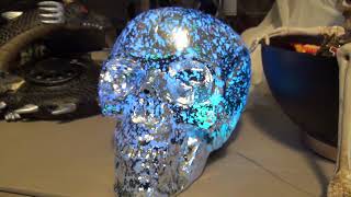 Gemmy 2014 Color Changing Skull