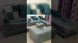 Bought a new sofa for my new home#shorts#santhoshi Reddy# sea blue colour#shorts#Telugu shorts#new h