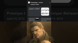 It's been 15 years #prototype #memes #alexmercer #gaming #shorts #metalgearsolid