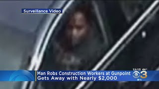 Man Robs Construction Workers At Gunpoint, Police Say