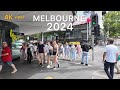 Melbourne City in Summer 2024 Australia 4K Video