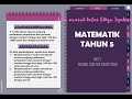 Matematik Tahun 5 By Cikgu Ira- Topik 5: Darab Unit Panjang