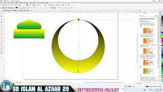 Membuat Logo Masjid dengan Coreldraw | Sumatif 3 Kelas 6